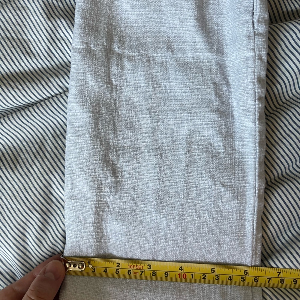 Anthropologie The Essential Slim Chino light blue textured pants - Picture 9 of 12